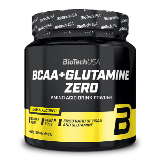 BioTech USA BCAA + Glutamine Zero 480gr - Lemon