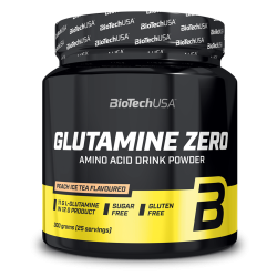 BioTech USA Glutamine Zero 300gr - Peach Ice Tea
