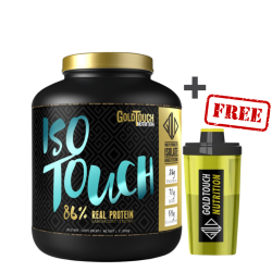 Premium Iso Touch 86% (2Kg) Καθαρή Πρωτεΐνη - GoldTouch Nutrition - Belgium Chocolate + ΔΩΡΟ GOLDTOUCH SHAKER