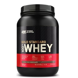 Optimum Nutrition Gold Standard 100% Whey Πρωτεΐνη Ορού Γάλακτος Χωρίς Γλουτένη με Γεύση Double Rich Chocolate 908gr