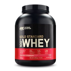 Optimum Nutrition Gold Standard 100% Whey Πρωτεΐνη Ορού Γάλακτος Χωρίς Γλουτένη με Γεύση Delicious Strawberry 2.27kg