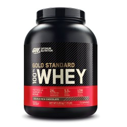 Optimum Nutrition Gold Standard 100% Whey Πρωτεΐνη Ορού Γάλακτος Χωρίς Γλουτένη με Γεύση Double Rich Chocolate 2.27kg