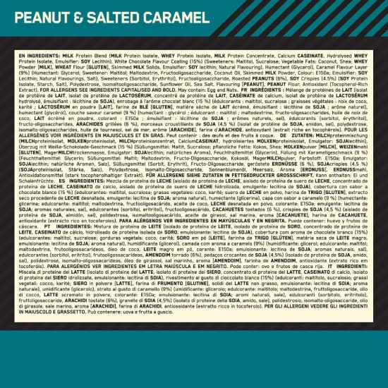 Optimum Nutrition Whipped Protein Bar (10 x 60gr) - Peanut & Salted Caramel