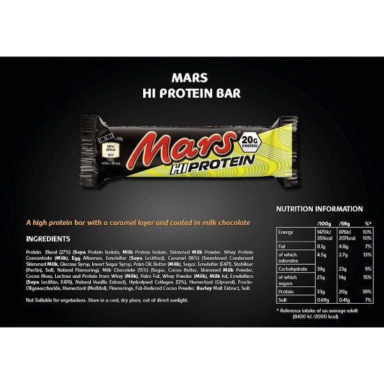 Mars High Protein Bar 59gr