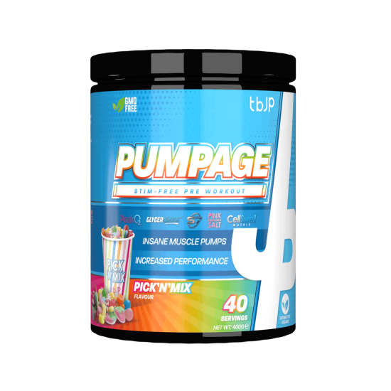 TbJp Pumpage Stim Free Pre-Workout 400gr