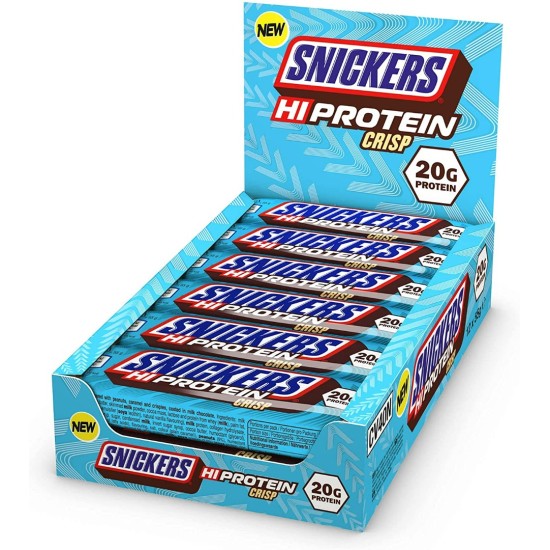 Snickers High Protein Crisp Bar 12 x 55gr