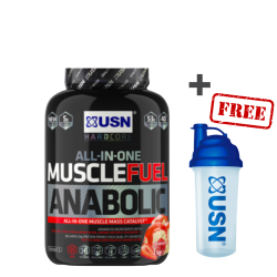 USN Muscle Fuel Anabolic 2kg Strawberry + ΔΩΡΟ USN SHAKER