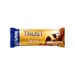 USN Trust Fusion Μπάρα με 20gr Πρωτεΐνης & Γεύση Chocolate Caramel Cookie 55gr 