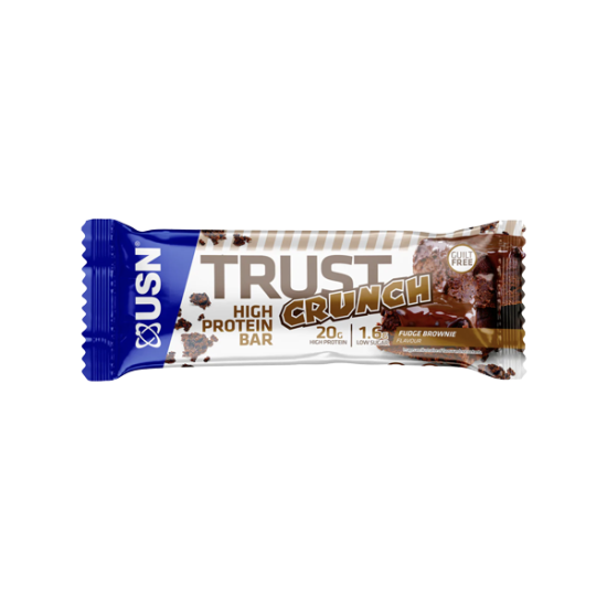 USN Trust Crunch Μπάρα με 20gr Πρωτεΐνης & Γεύση Fudge Brownie 60gr