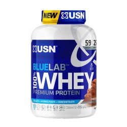 USN BlueLab 100% Whey Premium Protein 2kg Chocolate + ΔΩΡΟ USN SHAKER