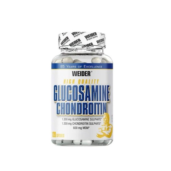 Weider Glucosamine-Chondroitin + MSM 120 Caps