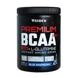 Weider Premium BCAA 8:1:1+L-Glutamine Blue Raspberry 500gr