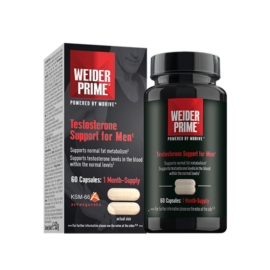 Weider Prime Testosterone Support for Men 60 κάψουλες