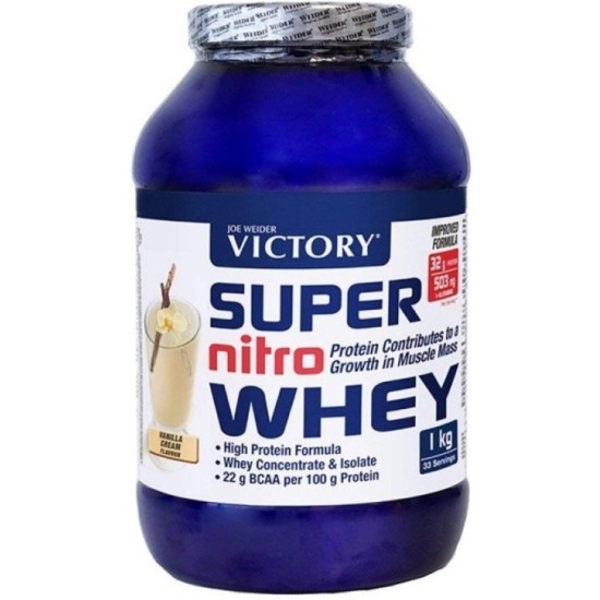 Weider Super Nitro Whey 1kg Vanilla & Cream